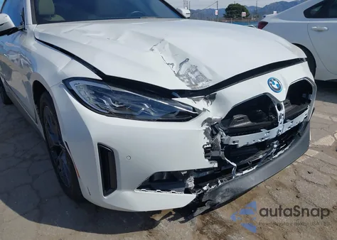 2023 BMW I4 Edrive40 from USA, damaged, VIN WBY73AW0XPFR44350